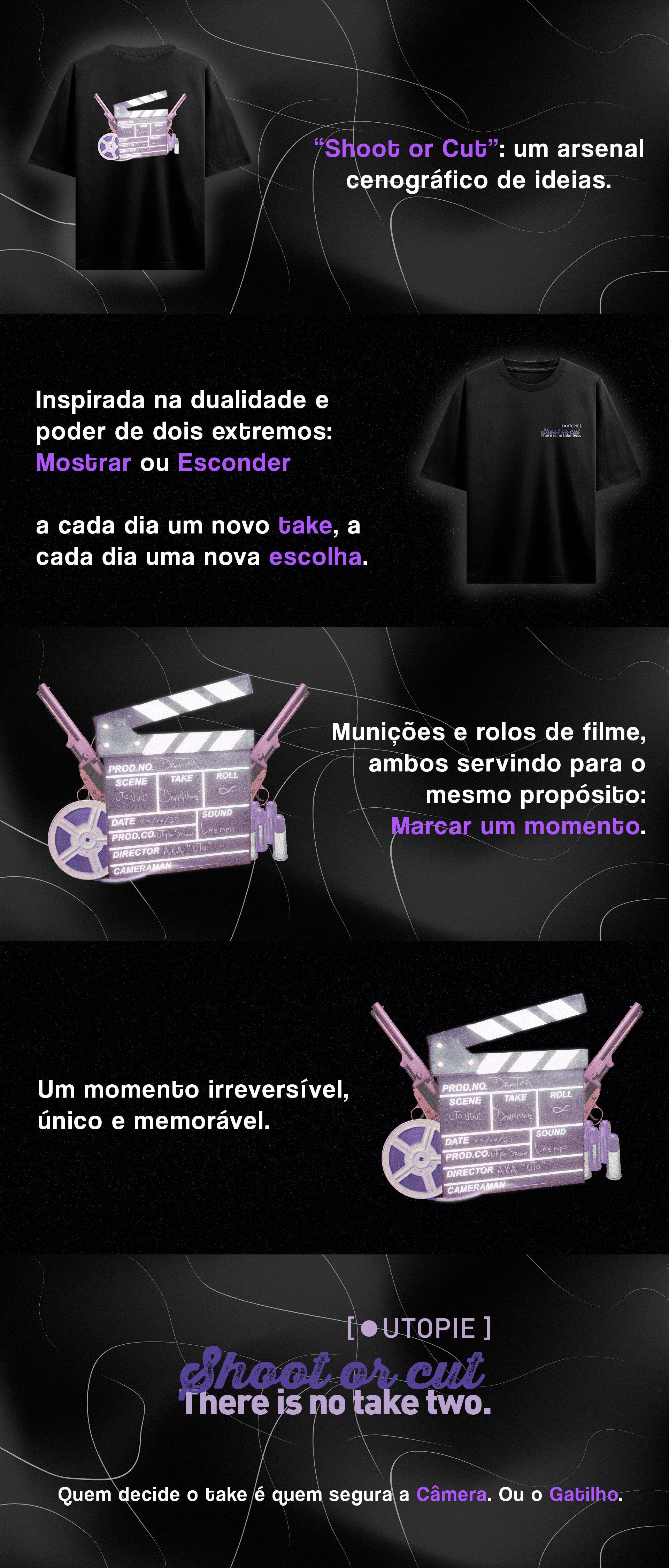 Camisa NO take two utopie.co